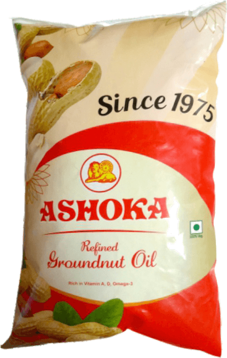 Ashoka Refined groundnut, 1 litre