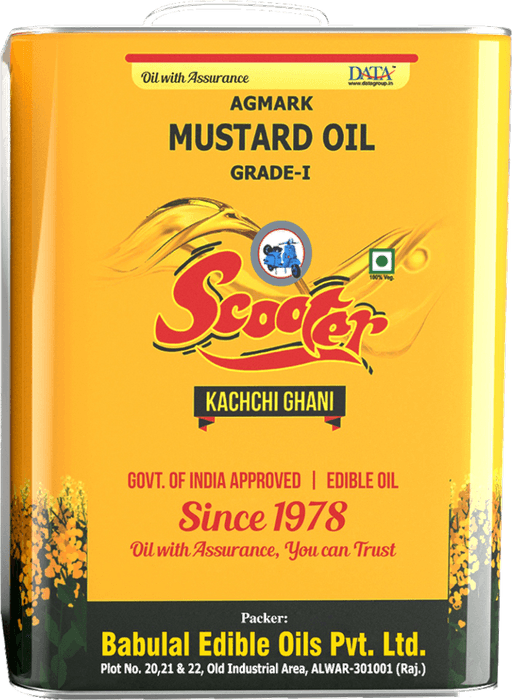 Scooter 15 litre tin