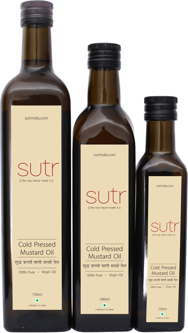 Sutr Cold-pressed oils · Vanaspati ghee pack